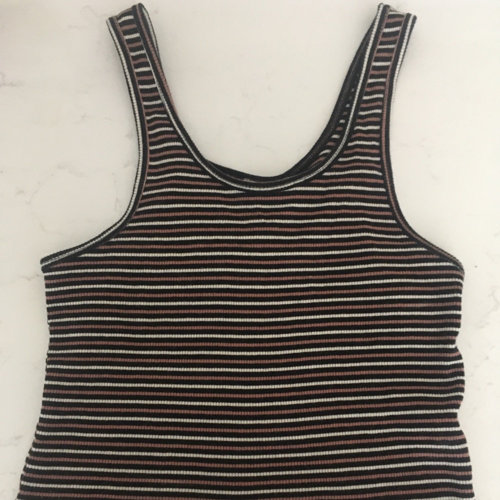 Forever 21 striped crop top